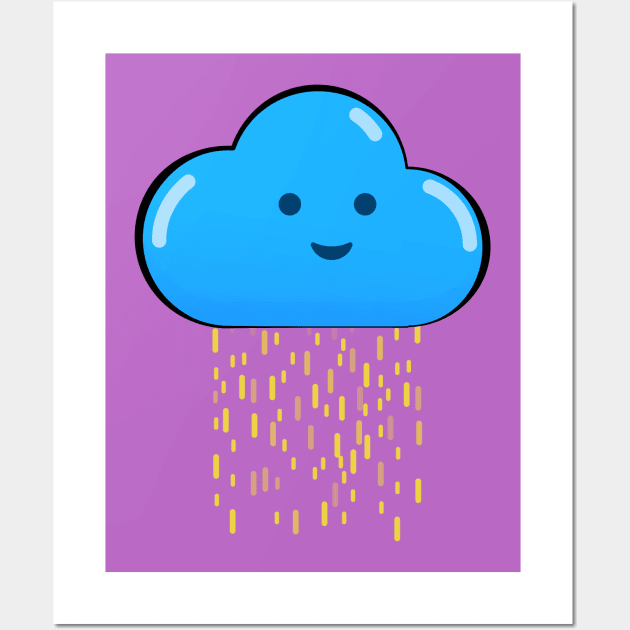 Golden rainy day Wall Art by FoxAndBear